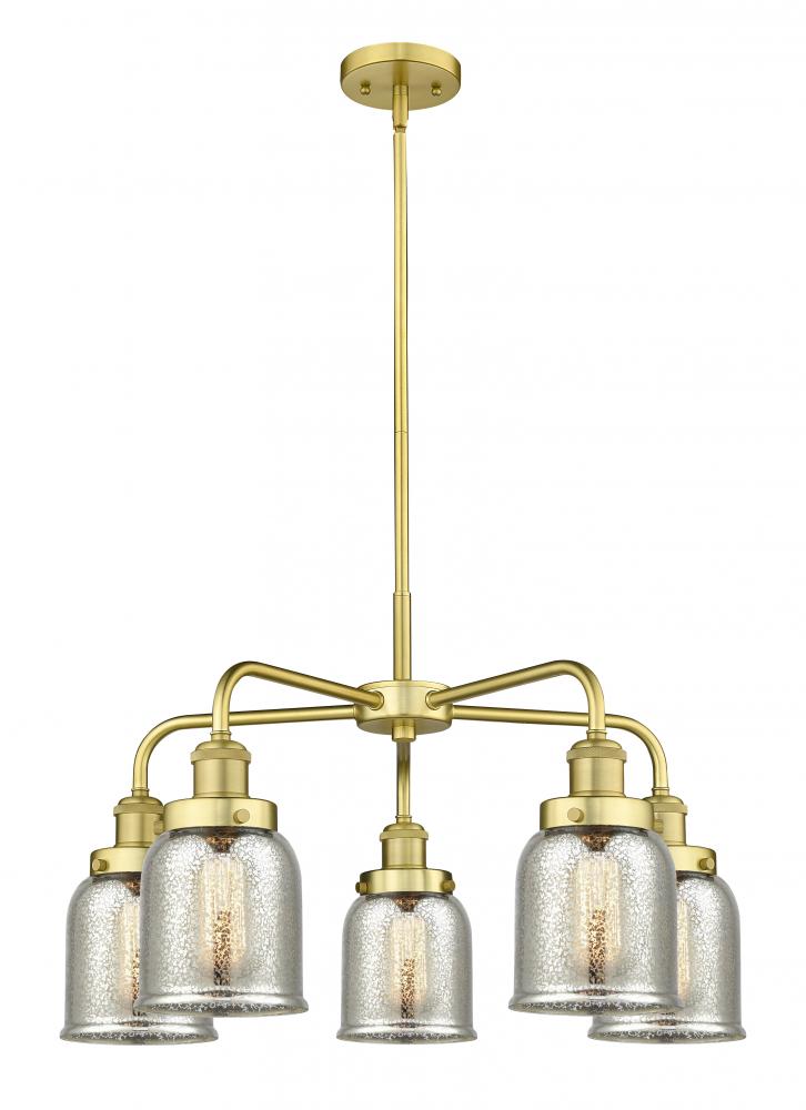 Cone - 5 Light - 24 inch - Satin Gold - Chandelier