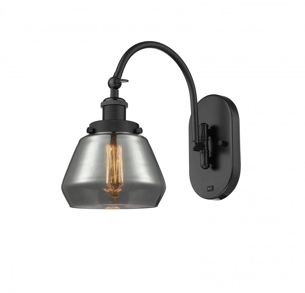 Fulton - 1 Light - 7 inch - Matte Black - Sconce