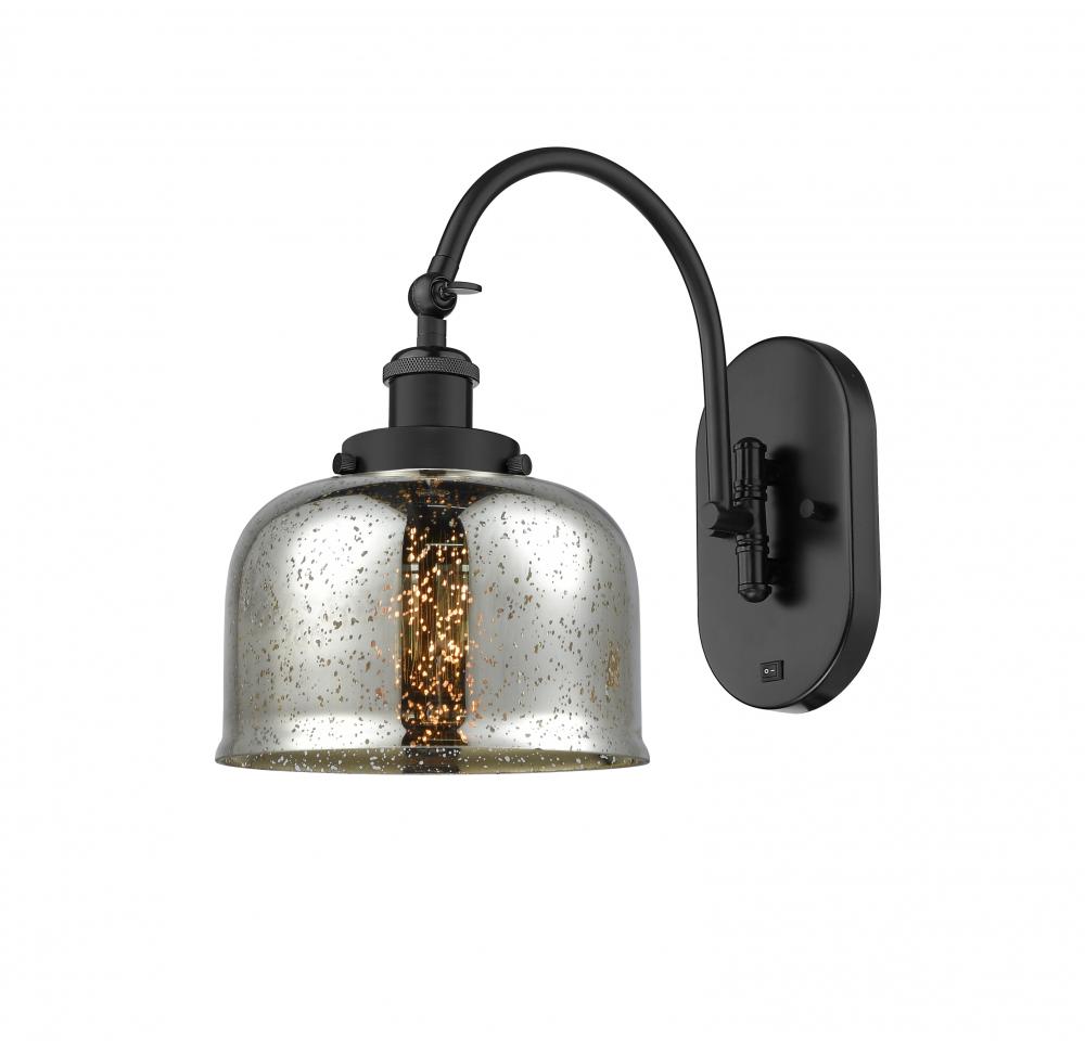 Bell - 1 Light - 8 inch - Matte Black - Sconce