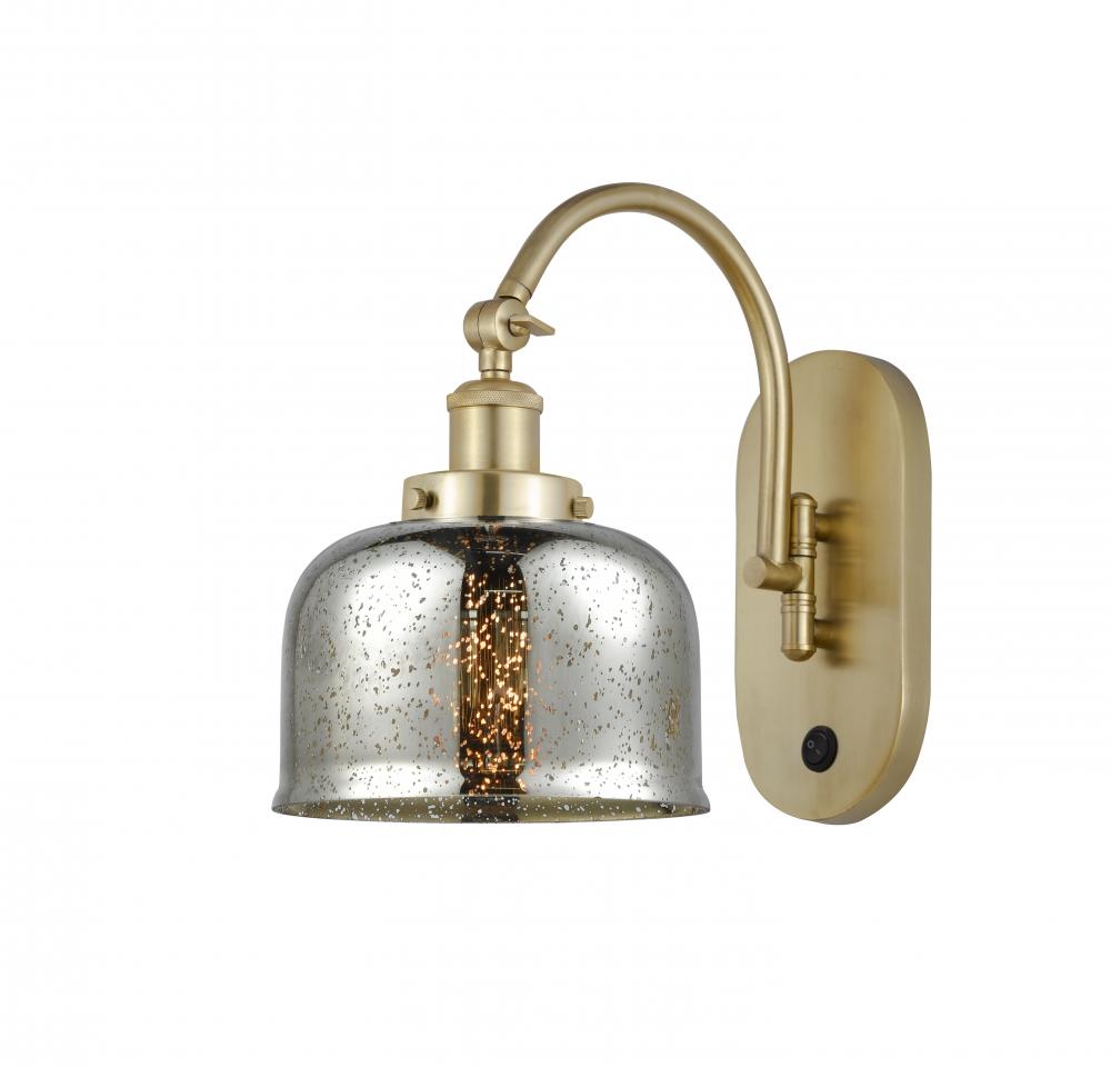 Bell - 1 Light - 8 inch - Satin Gold - Sconce