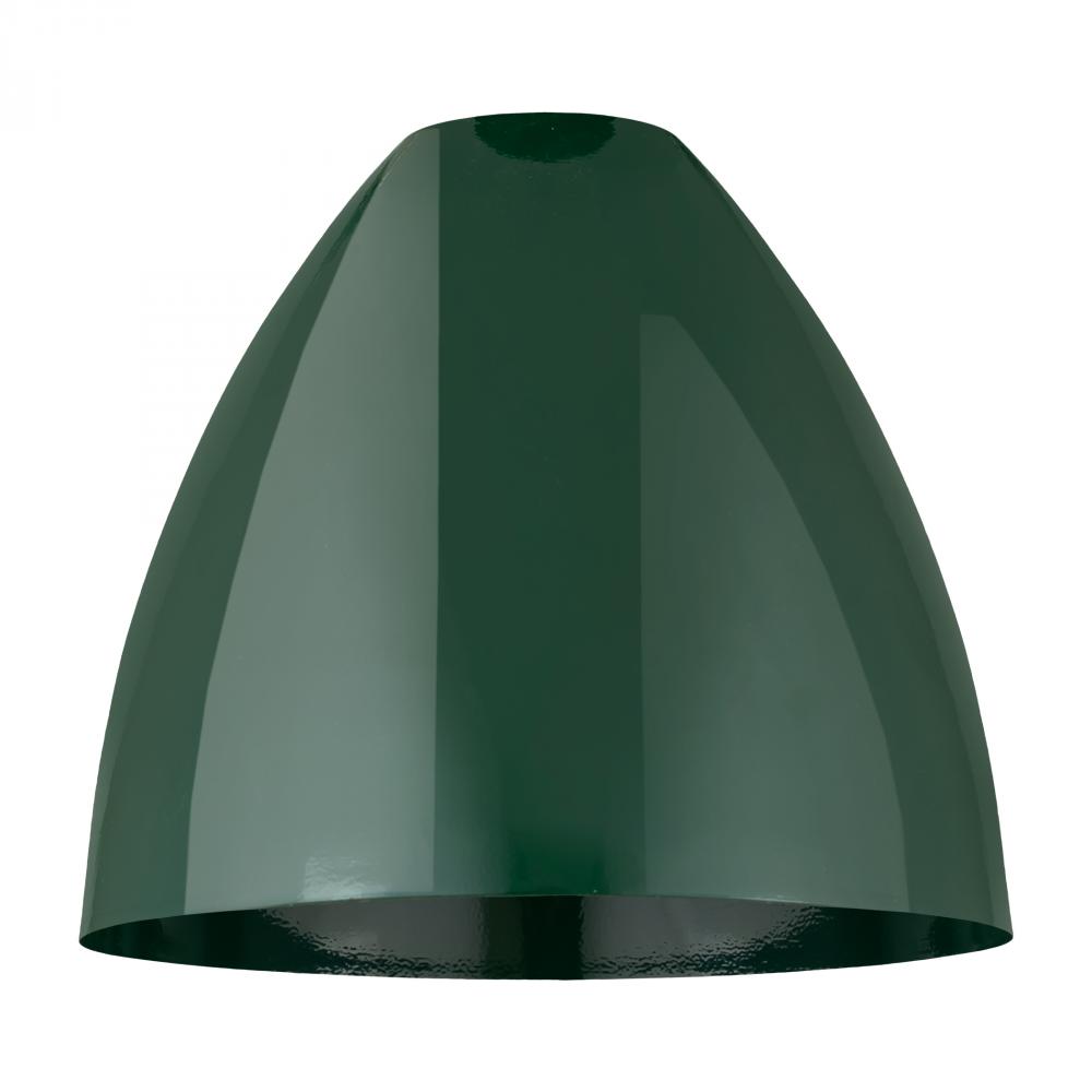 Plymouth Light 12 inch Green Metal Shade