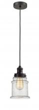 Innovations Lighting 100OB-10GY-1H-OB-G184 - Edison - 1 Light - 8 inch - Oil Rubbed Bronze - Cord hung - Mini Pendant