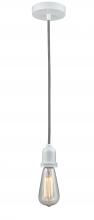 Innovations Lighting 100W-10BW-0W - Whitney - 1 Light - 2 inch - White - Cord hung - Mini Pendant