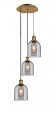 Innovations Lighting 113B-3P-BB-G558-6SM - Bella - 3 Light - 12 inch - Brushed Brass - Cord hung - Multi Pendant