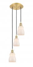 Innovations Lighting 113B-3P-SG-G391 - Ellery - 3 Light - 12 inch - Satin Gold - Cord Hung - Multi Pendant