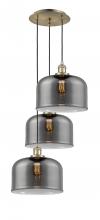 Innovations Lighting 113F-3P-AB-G73-L - Cone - 3 Light - 18 inch - Antique Brass - Cord hung - Multi Pendant