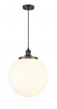 Innovations Lighting 201C-BK-G201-14 - Beacon - 1 Light - 14 inch - Matte Black - Cord hung - Mini Pendant