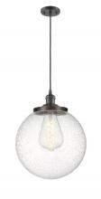 Innovations Lighting 201C-OB-G204-14 - Beacon - 1 Light - 14 inch - Oil Rubbed Bronze - Cord hung - Mini Pendant