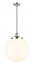 Innovations Lighting 201C-PC-G201-14 - Beacon - 1 Light - 14 inch - Polished Chrome - Cord hung - Mini Pendant