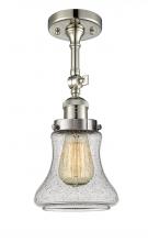 Innovations Lighting 201F-PN-G194 - Bellmont - 1 Light - 6 inch - Polished Nickel - Semi-Flush Mount