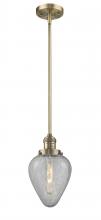 Innovations Lighting 201S-BB-G165 - Geneseo - 1 Light - 7 inch - Brushed Brass - Stem Hung - Mini Pendant