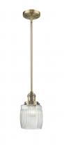 Innovations Lighting 201S-BB-G302 - Colton - 1 Light - 6 inch - Brushed Brass - Stem Hung - Mini Pendant