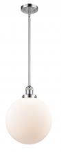 Innovations Lighting 201S-PC-G201-12 - Beacon - 1 Light - 12 inch - Polished Chrome - Stem Hung - Mini Pendant