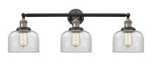 Innovations Lighting 205-BAB-G72 - Bell - 3 Light - 32 inch - Black Antique Brass - Bath Vanity Light