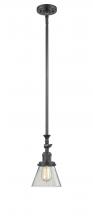 Innovations Lighting 206-OB-G62 - Cone - 1 Light - 6 inch - Oil Rubbed Bronze - Stem Hung - Mini Pendant