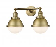 Innovations Lighting 208-BB-HFS-61-BB-LED - Hampden - 2 Light - 18 inch - Brushed Brass - Bath Vanity Light