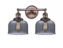 Innovations Lighting 208BP-ACBK-G73 - Bell - 2 Light - 19 inch - Antique Copper - Bath Vanity Light