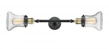 Innovations Lighting 208L-BAB-G194-LED - Bellmont - 2 Light - 6 inch - Black Antique Brass - Bath Vanity Light