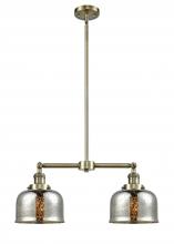 Innovations Lighting 209-AB-G78-LED - Bell - 2 Light - 24 inch - Antique Brass - Stem Hung - Island Light