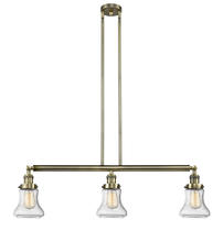 Innovations Lighting 213-AB-G194-LED - Bellmont - 3 Light - 39 inch - Antique Brass - Stem Hung - Island Light