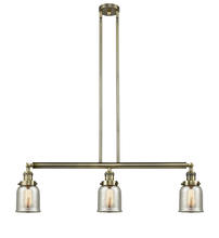 Innovations Lighting 213-AB-G58-LED - Bell - 3 Light - 38 inch - Antique Brass - Stem Hung - Island Light