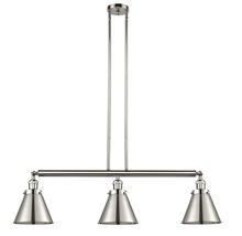 Innovations Lighting 213-PN-M13-PN-LED - Appalachian - 3 Light - 40 inch - Polished Nickel - Stem Hung - Island Light