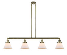 Innovations Lighting 214-AB-G41-LED - Cone - 4 Light - 52 inch - Antique Brass - Stem Hung - Island Light