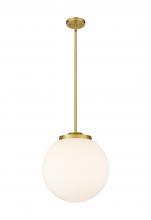 Innovations Lighting 221-1S-SG-G201-14 - Beacon - 1 Light - 16 inch - Satin Gold - Cord hung - Pendant