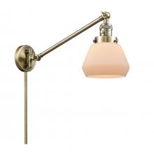 Innovations Lighting 237-AB-G171 - Fulton - 1 Light - 8 inch - Antique Brass - Swing Arm