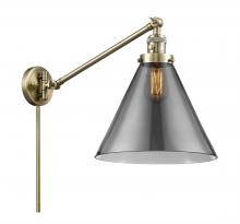 Innovations Lighting 237-AB-G43-L - Cone - 1 Light - 12 inch - Antique Brass - Swing Arm