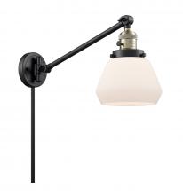 Innovations Lighting 237-BAB-G171 - Fulton - 1 Light - 8 inch - Black Antique Brass - Swing Arm