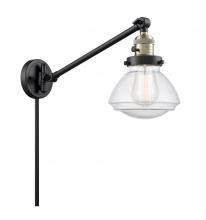 Innovations Lighting 237-BAB-G324 - Olean - 1 Light - 9 inch - Black Antique Brass - Swing Arm