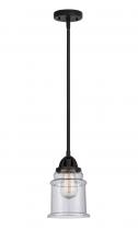 Innovations Lighting 288-1S-BK-G184 - Canton - 1 Light - 6 inch - Matte Black - Cord hung - Mini Pendant