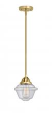 Innovations Lighting 288-1S-SG-G534 - Oxford - 1 Light - 8 inch - Satin Gold - Cord hung - Mini Pendant