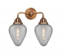 Innovations Lighting 288-2W-AC-G165 - Geneseo - 2 Light - 15 inch - Antique Copper - Bath Vanity Light