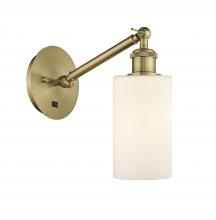 Innovations Lighting 317-1W-AB-G801-LED - Clymer - 1 Light - 4 inch - Antique Brass - Sconce