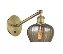 Innovations Lighting 317-1W-AB-G96 - Fenton - 1 Light - 7 inch - Antique Brass - Sconce