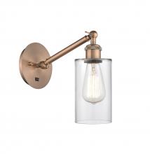 Innovations Lighting 317-1W-AC-G802 - Clymer - 1 Light - 4 inch - Antique Copper - Sconce