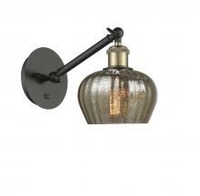 Innovations Lighting 317-1W-BAB-G96-LED - Fenton - 1 Light - 7 inch - Black Antique Brass - Sconce