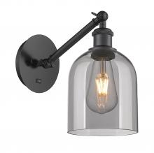 Innovations Lighting 317-1W-BK-G558-6SM - Bella - 1 Light - 6 inch - Matte Black - Sconce