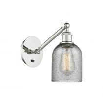 Innovations Lighting 317-1W-PN-G257 - Caledonia - 1 Light - 5 inch - Polished Nickel - Sconce