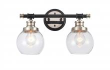 Innovations Lighting 340-2W-BPN-G3402-6 - Saybrook - 2 Light - 16 inch - Black Polished Nickel - Bath Vanity Light