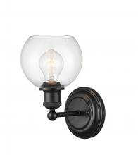 Innovations Lighting 341-1W-BK-G122-6 - Concord - 1 Light - 6 inch - Matte Black - Sconce