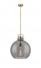 Innovations Lighting 410-1SL-BB-G410-16SM - Newton Sphere - 1 Light - 16 inch - Brushed Brass - Multi Pendant