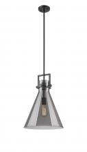 Innovations Lighting 411-1SL-BK-G411-14SM - Newton Cone - 1 Light - 14 inch - Matte Black - Cord hung - Pendant