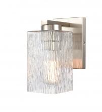 Innovations Lighting 419-1W-SN-CL-LED - Juneau - 1 Light - 5 inch - Satin Nickel - Bath Vanity Light