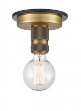 Innovations Lighting 431-1F-BBB-LED - Aurora - 1 Light - 2 inch - Black Brushed Brass - Flush Mount