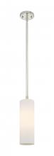 Innovations Lighting 434-1S-PN-G434-12WH - Crown Point - 1 Light - 5 inch - Polished Nickel - Pendant
