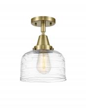 Innovations Lighting 447-1C-AB-G713-LED - Bell - 1 Light - 8 inch - Antique Brass - Flush Mount