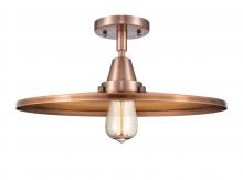 Innovations Lighting 447-1C-AC-MFR-AC-16-LED - Appalachian - 1 Light - 16 inch - Antique Copper - Flush Mount